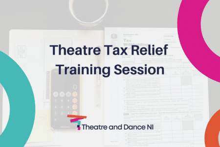 Theatre tax relief Training Graphic