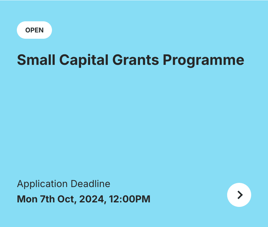 small captial grants programme