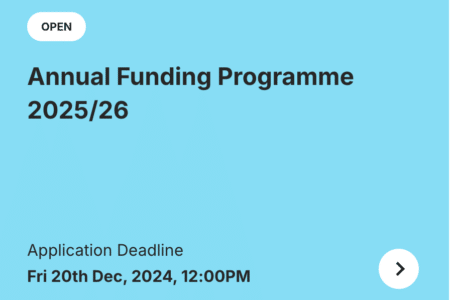 Annual Funding Programme 2025/26