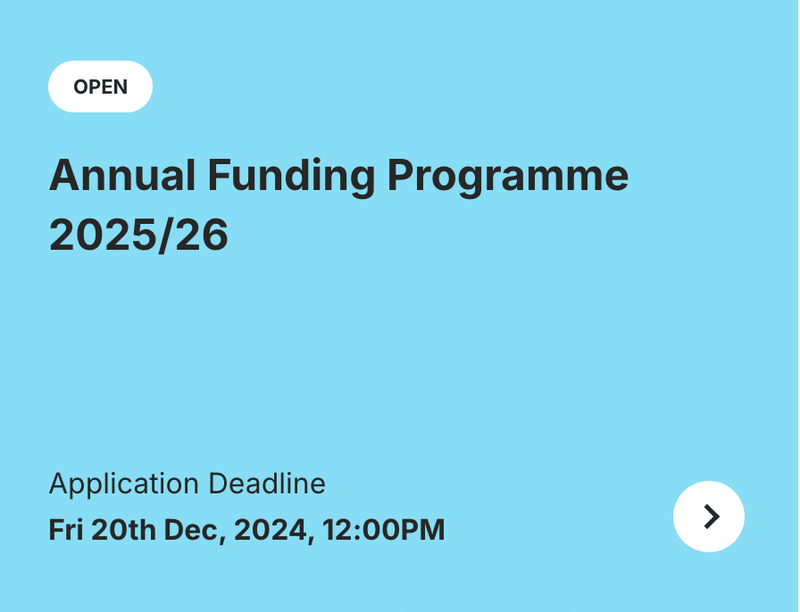 Annual Funding Programme 2025/26